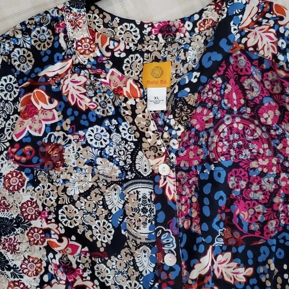 Ruby Rd. Blouse XL. - Picture 3 of 7